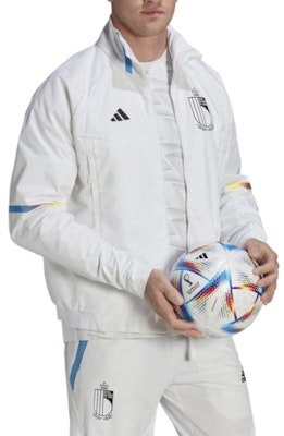 adidas Belgium National Team Striped Badge Zip-Up Jacket - White IC1567 Purchase adidas Belgium National Team Striped Badge Zip-Up Jacket - White IC1567