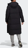 Shop adidas 大款羽絨外套 黑色 冬季戶外連帽長外套 GT6536