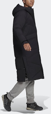 adidas Big Baffle Long Down Coat Black Winter Outdoor Hooded Jacket. GT6536 Purchase adidas Big Baffle Long Down Coat Black Winter Outdoor Hooded Jacket. GT6536
