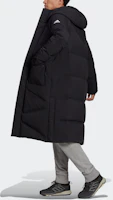 Details for adidas 大款羽絨外套 黑色 冬季戶外連帽長外套 GT6536