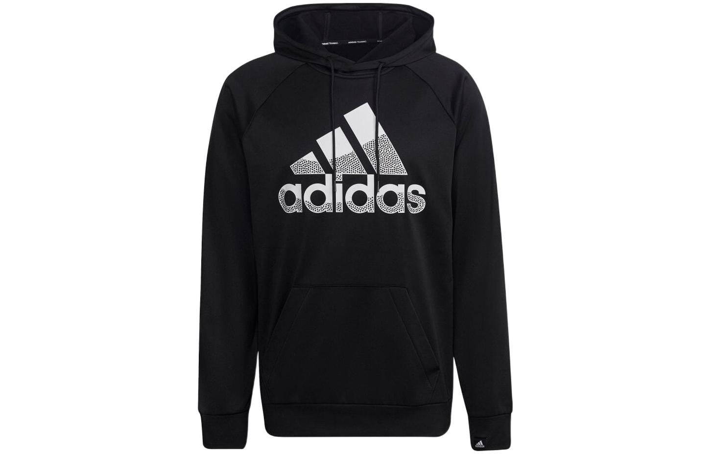 adidas Big Logo Graphic Hoodie - Black HL2172