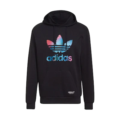 adidas Big Logo Print Hoodie Japan Edition Black HC7112-JAPAN
