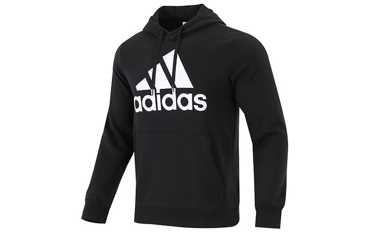 adidas Big Logo Retro Pullover Hoodie Black GK9220