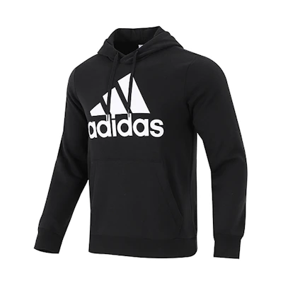 adidas Big Logo Retro Pullover Hoodie Black GK9220