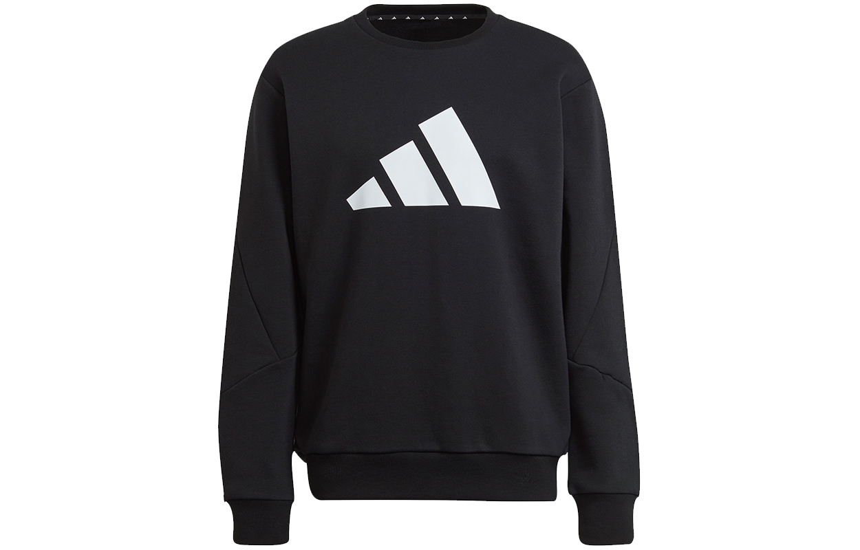 adidas Big Logo Winter Crewneck Sweatshirt Black H46507