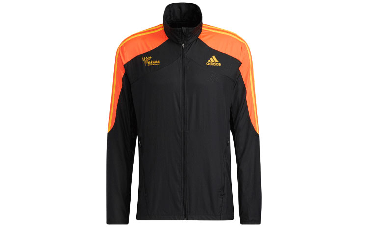 adidas BJM Mara Jkt M 40th Anniversary Retro Running Logo Jacket - Black HE2933
