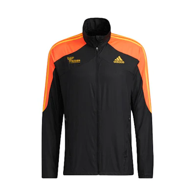 adidas BJM Mara Jkt M 40th Anniversary Retro Running Logo Jacket - Black HE2933