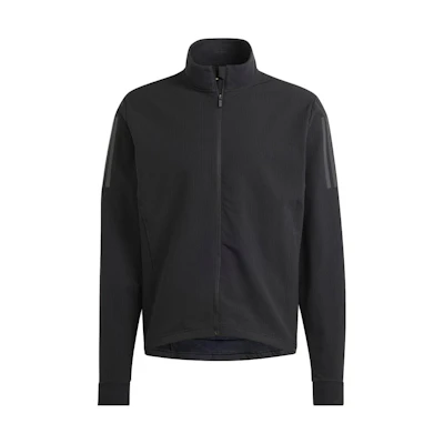 adidas Black 3-Stripes Stand Collar Long-Sleeve Jacket IB6868
