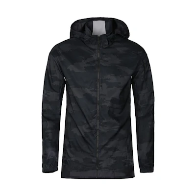 adidas Black Camo Zip-Up Hoodie Jacket CF2905