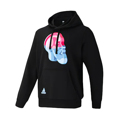 adidas Black Casual Basketball Pullover Hoodie GK0118