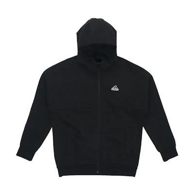 adidas Black Colorblock Full-Zip Hooded Jacket HG1835