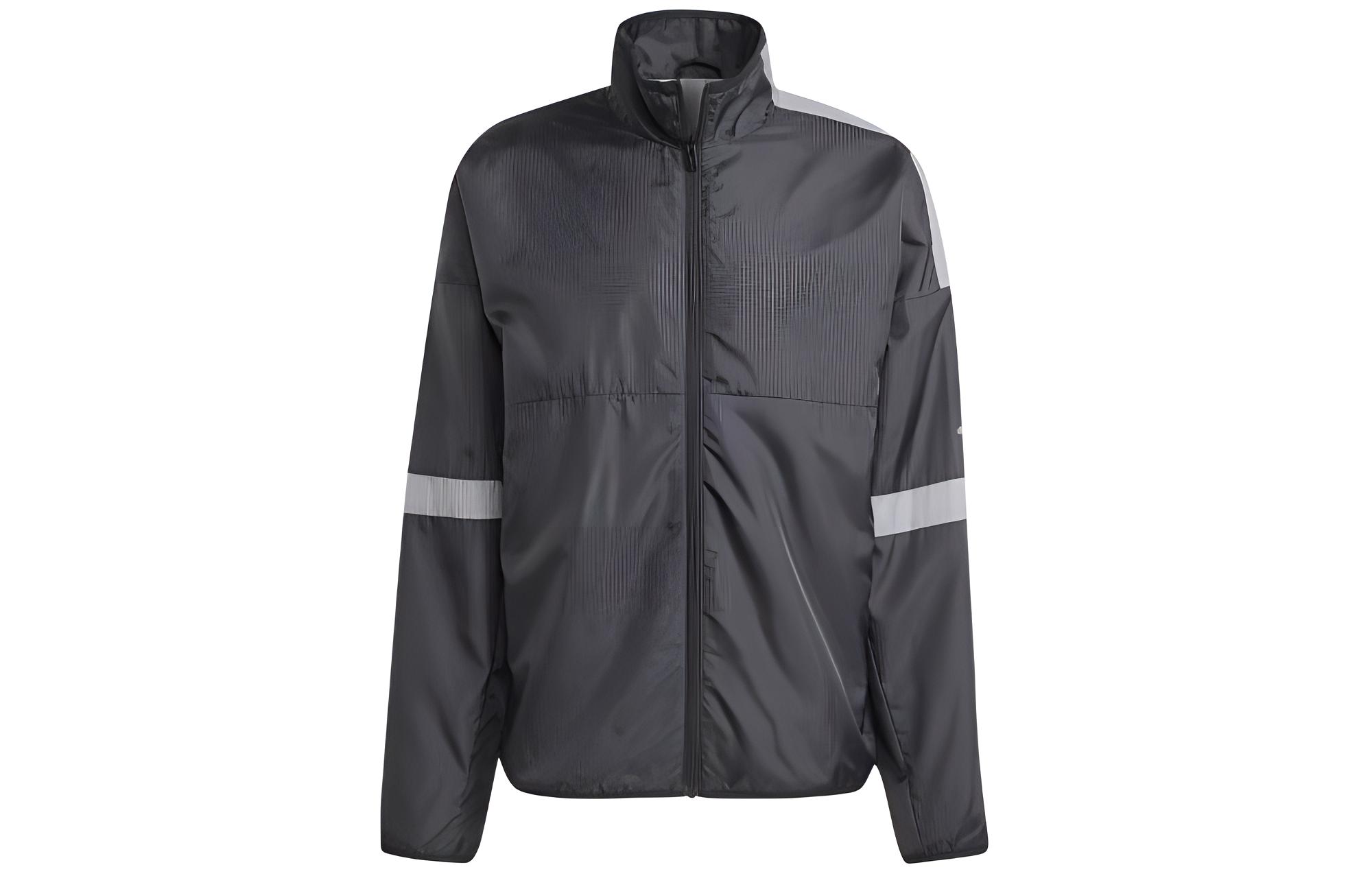 adidas Black Colorblock Full-Zip Track Jacket IK6092