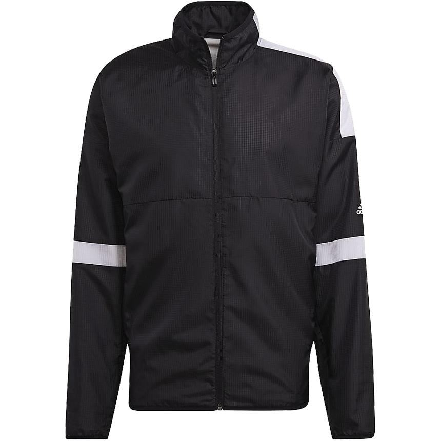 adidas Black Colorblock Slim Fit Zip-Up Track Jacket HF7055