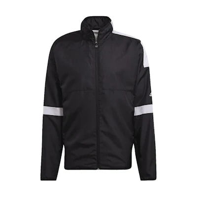 adidas Black Colorblock Slim Fit Zip-Up Track Jacket HF7055