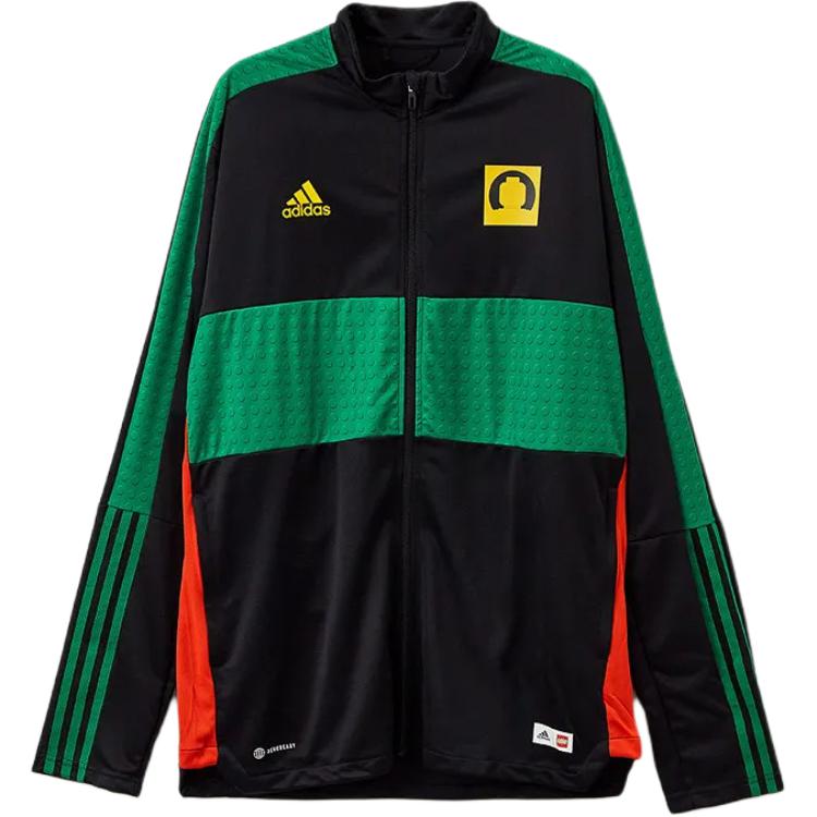 adidas Black Colorblock Zip-Up Fitness Jacket Japan Edition HC9800