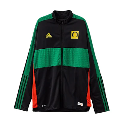 adidas Black Colorblock Zip-Up Fitness Jacket Japan Edition HC9800