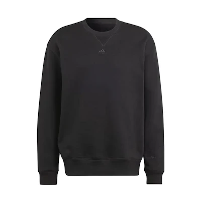 adidas Black Crewneck Pullover Sweatshirt with Logo IJ6903