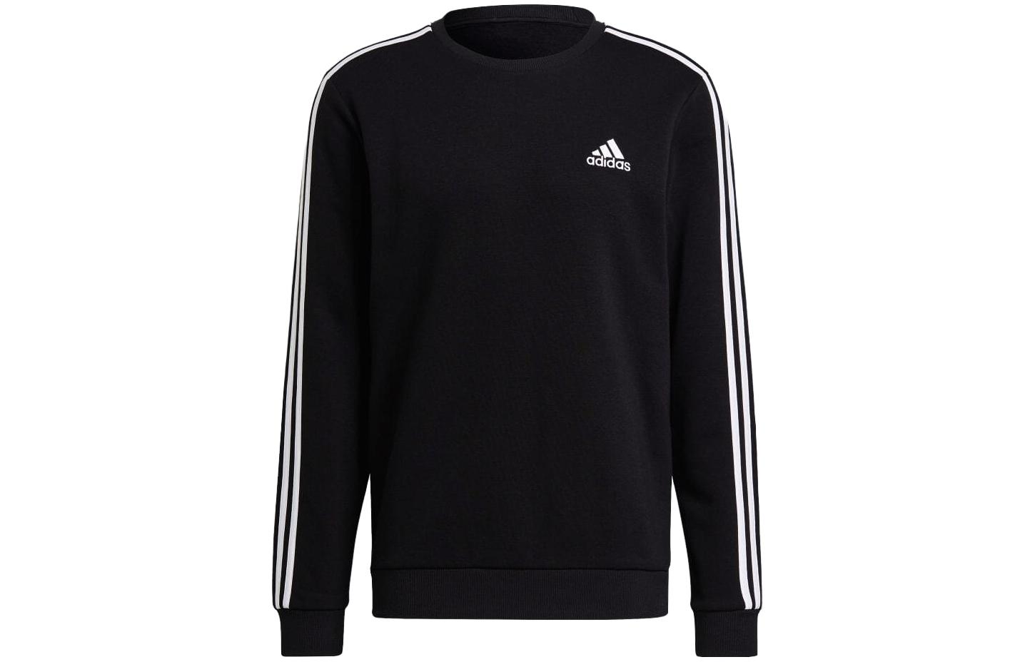 adidas Black Crewneck Sweatshirt with Three Stripes (Japan Edition) GK9106-JAPAN