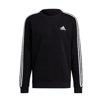 adidas Black Crewneck Sweatshirt with Three Stripes (Japan Edition) GK9106-JAPAN