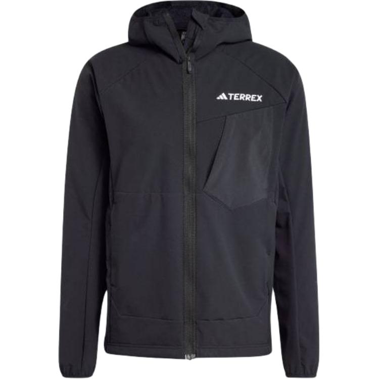 adidas Black Full-Zip Hoodie Jacket IW9443