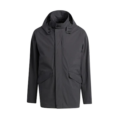 adidas Black Full-Zip Hoodie Jacket with Detachable Hood Japan Edition HF9118-JAPAN