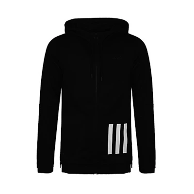 adidas Black Hooded Casual Jacket DM2164