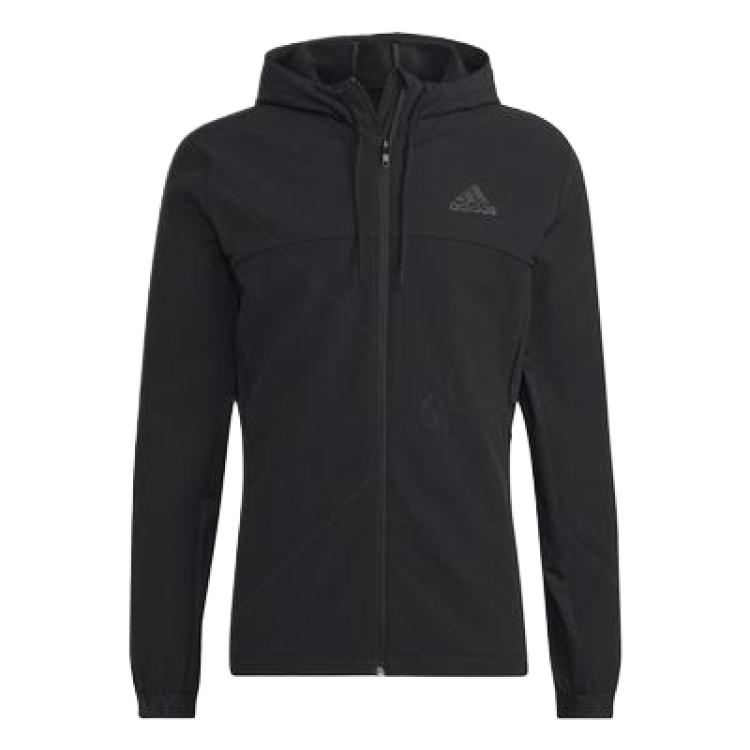 adidas Black Hoodie Long-Sleeve Jacket S1544