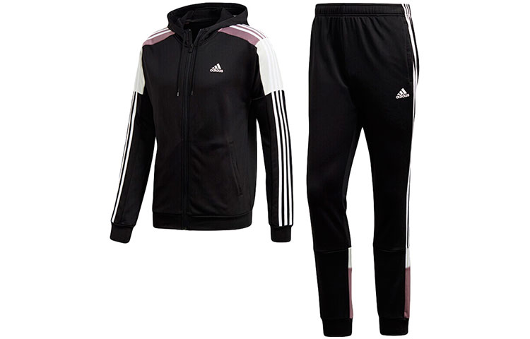 adidas Black Hoodie Running Training Casual Tracksuit Asia Edition FL3631 圖 2