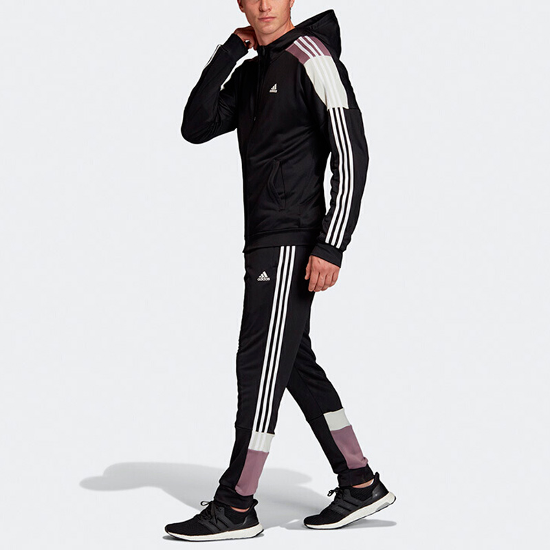 adidas Black Hoodie Running Training Casual Tracksuit Asia Edition FL3631 圖 7