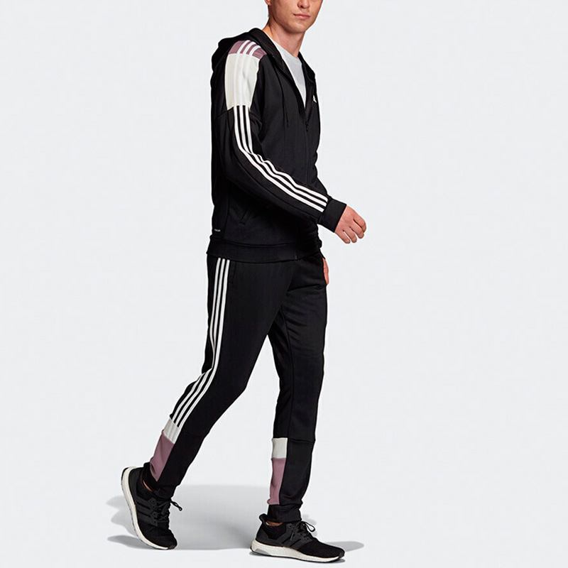adidas Black Hoodie Running Training Casual Tracksuit Asia Edition FL3631 圖 9
