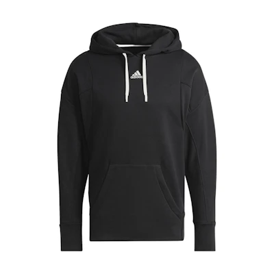 adidas Black Hoodie with Logo Print Long Sleeve HC3479