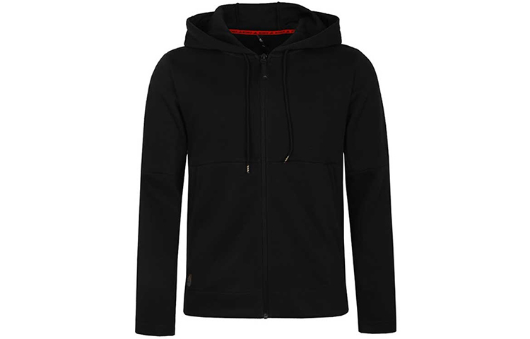 adidas Black Hoodie Zip-Up Jacket Casual Sportswear FP8206