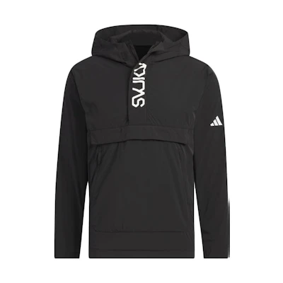adidas Black Letter Graphic Zip-Up Hoodie Jacket (Japan Exclusive) HY0958-JAPAN