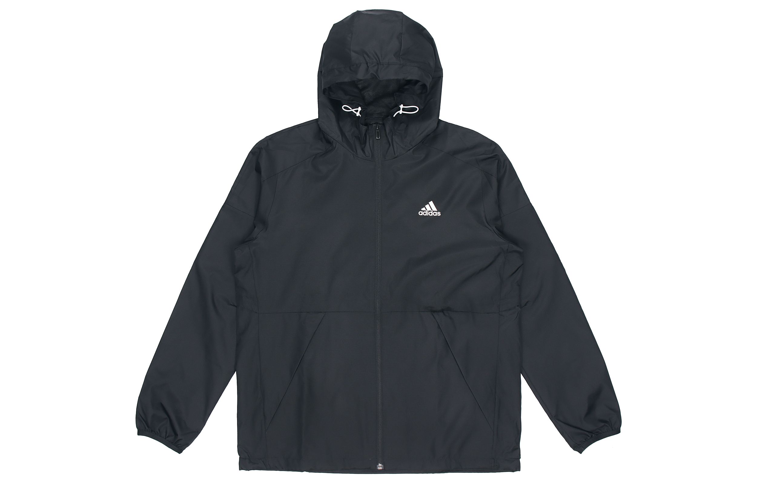 adidas Black Logo Graphic Hooded Jacket GF3965
