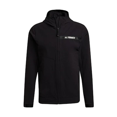 adidas Black Logo Hoodie Breathable Sports Jacket GU6490