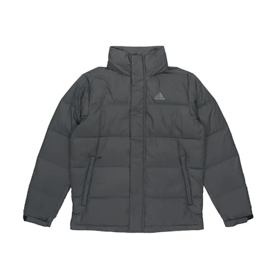 Adidas Black Logo Print Lightweight Packable Down Jacket GF0060