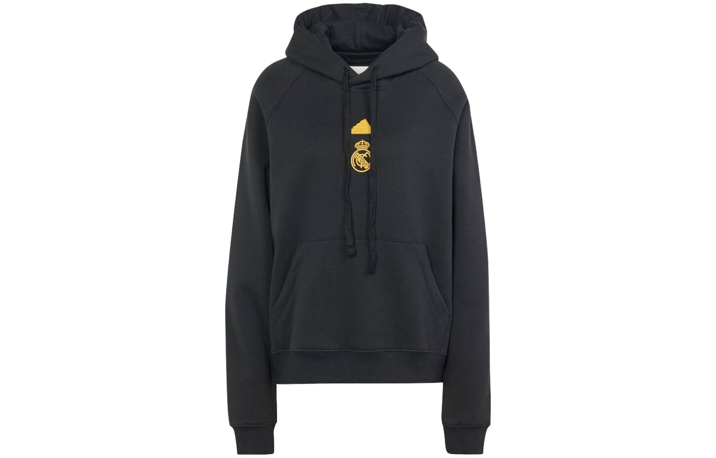 adidas Black Logo Print Pullover Hoodie Japan Edition HY0626-JAPAN