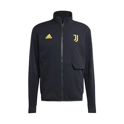 adidas Black Logo Print Zip-Up Track Jacket (Japan Edition) HZ4985-JAPAN