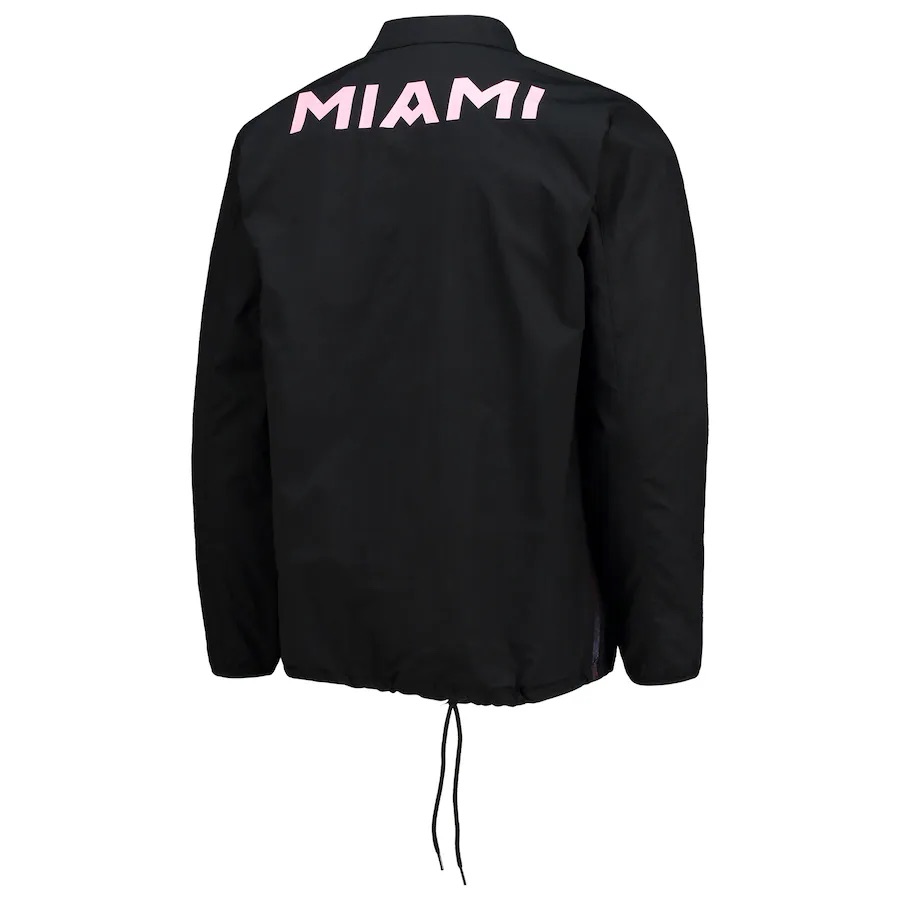 Lookbook adidas Black Long-Sleeve Jacket with Logo Print and Pointed Collar HB8485