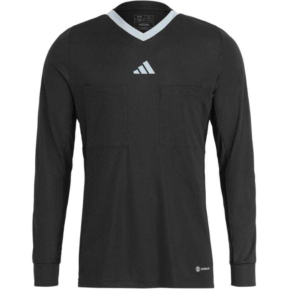 adidas Black Long Sleeve Sweatshirt with Striped Logo Design HP0751