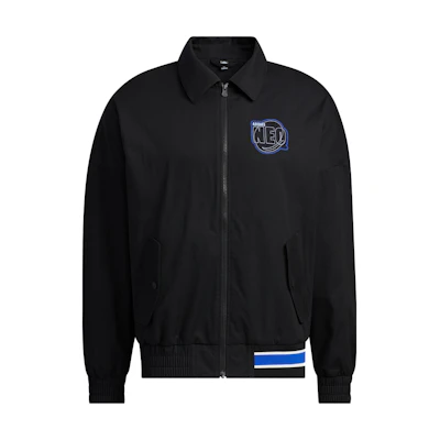 adidas Black Loose Fit Long Sleeve Pilot Jacket IA5316