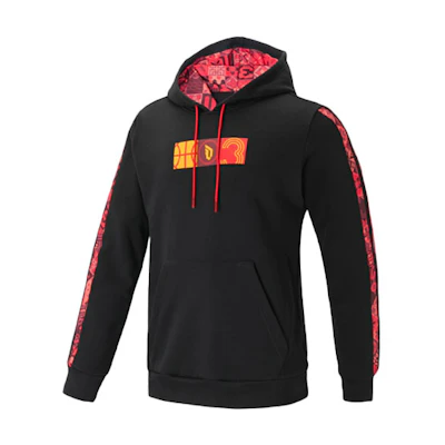 adidas Black Lunar New Year Tiger Print Hoodie HF5879