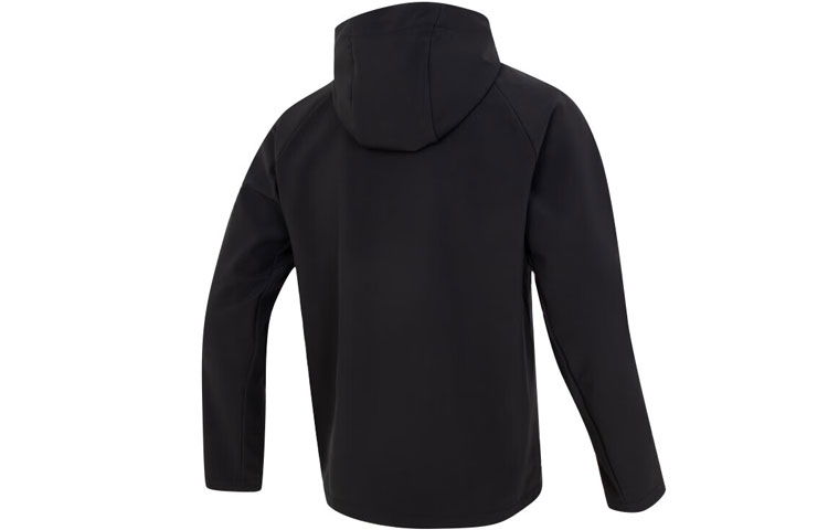 adidas Black Outdoor Training Jacket with Logo Print and Stripes JE3555 圖 3