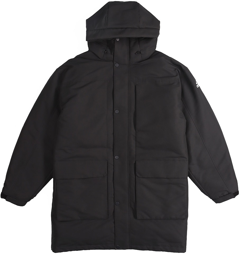 adidas-black-outdoor-windproof-warm-hooded-down-jacket-gn-9835