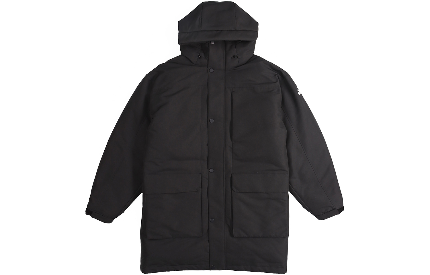 Order Adidas 黑色戶外防風保暖連帽羽絨外套 GN9835