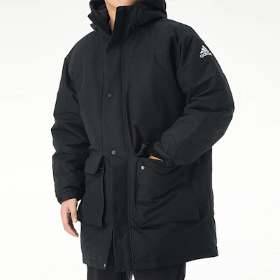 Chaqueta Negra Impermeable Adidas con Capucha y Acolchado para Exterior GN9835 Shop Chaqueta Negra Impermeable Adidas con Capucha y Acolchado para Exterior GN9835