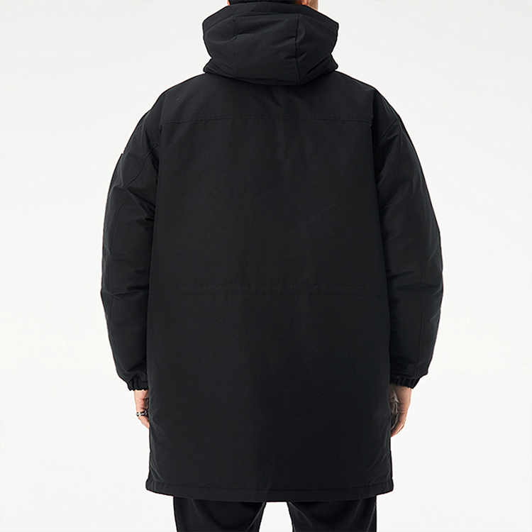 Purchase Adidas 黑色戶外防風保暖連帽羽絨外套 GN9835