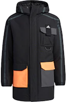 adidas Black Padded Hooded Jacket GN7379 adidas Black Padded Hooded Jacket GN7379