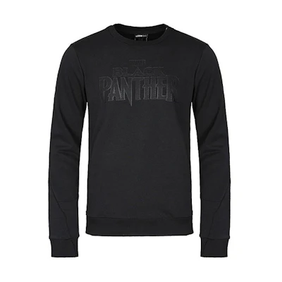 adidas Black Panther Retro Knit Crewneck Sweatshirt - Black CV7004