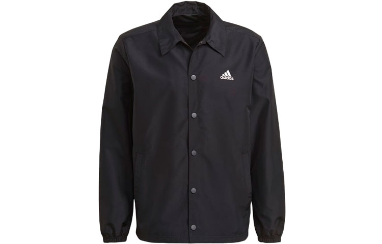 adidas Black Pilot Jacket with Back Print - Spring Autumn Style H61157